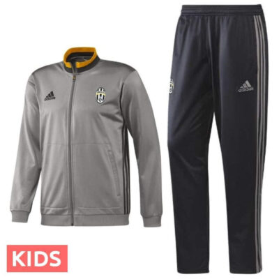 Alternative view of Kids Juventus Grey Training Soccer Tracksuit 2016/17