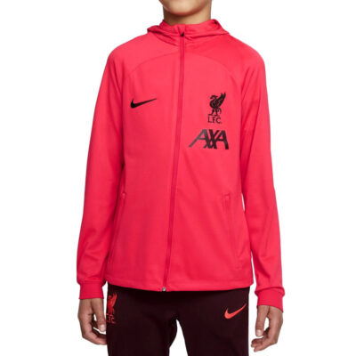 Alternative view of Kids Liverpool Training Presentation Hooded Tracksuit 2022/23