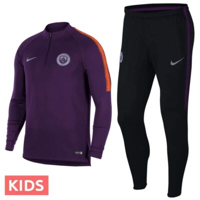 Kids Manchester City UCL Training Technical Soccer Tracksuit 2018/19