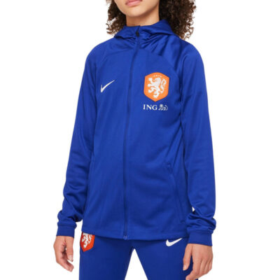 Alternative view of Kids Netherlands Hooded Training Presentation Tracksuit 2022/23
