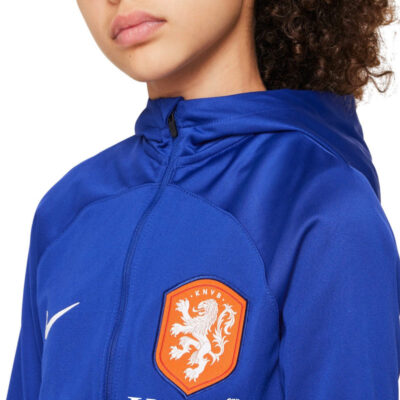 Kids Netherlands Hooded Training Presentation Tracksuit 2022/23