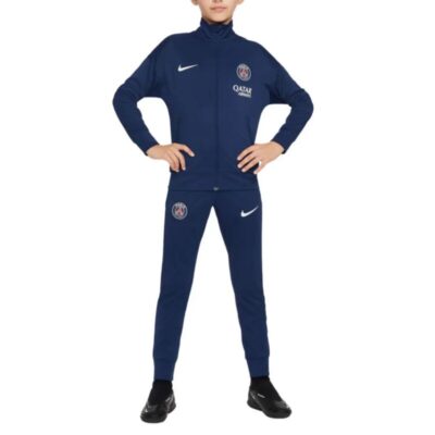 Alternative view of Kids PSG Navy Blue Fanwear Presentation Tracksuit 2025/26
