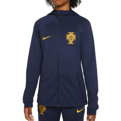 Alternative view of Kids Portugal Hooded Training Presentation Tracksuit 2022/23
