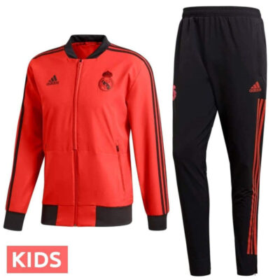 Alternative view of Kids Real Madrid Training Presentation Soccer Tracksuit UCL 2018/19