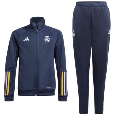 Kids Real Madrid Training Presentation Tracksuit 2023/24