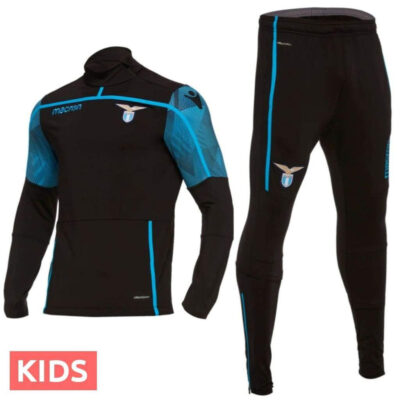 Alternative view of Kids Ss Lazio Black Training Technical Soccer Tracksuit 2018/19
