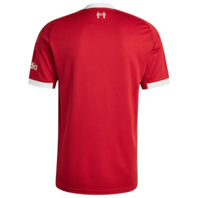 Alternative view of Liverpool Home Jersey 2025-2026