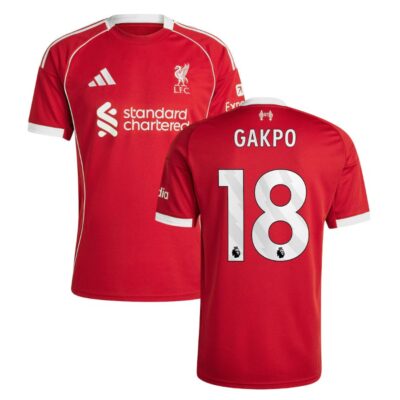 Liverpool Home Jersey 2025-2026 Gakpo