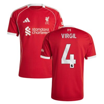 Liverpool Home Jersey 2025-2026 Virgil