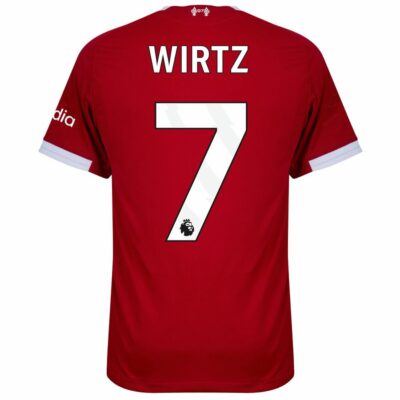 Alternative view of Liverpool Home Jersey 2025-2026 Wirtz
