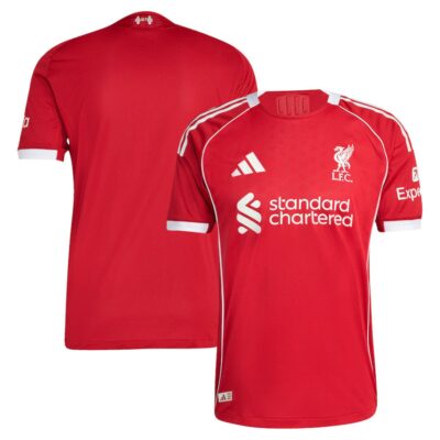 Liverpool Home Match Shirt 2025-2026 - Image 3