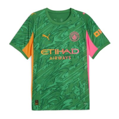 Manchester City Home Shirt 2025-2026 Green Goalkeeper