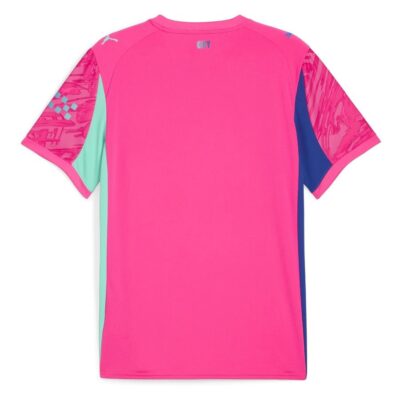 Alternative view of Manchester City Home Shirt 2025-2026 Pink Goalkeeper