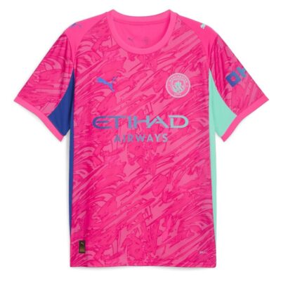 Manchester City Home Shirt 2025-2026 Pink Goalkeeper