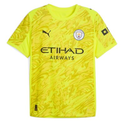 Manchester City Home Shirt 2025-2026 Yellow Goalkeeper