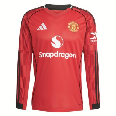 Manchester United Home Jersey 2025-2026 Long Sleeve