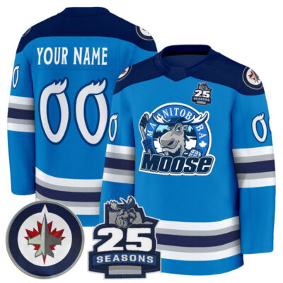 Manitoba Moose 2025 Premium Custom Jersey