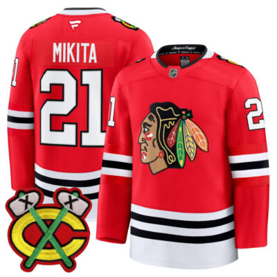 Men's Chicago Blackhawks 2025/26 Premium Jersey - Red / Stan Mikita