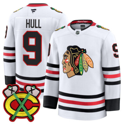 Men's Chicago Blackhawks 2025/26 Premium Jersey - White / Bobby Hull