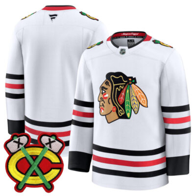 Men's Chicago Blackhawks 2025/26 Premium Jersey - White / Team