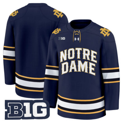 Men's Notre Dame Fighting Irish 2025/26 Premium Jersey - Navy / Team
