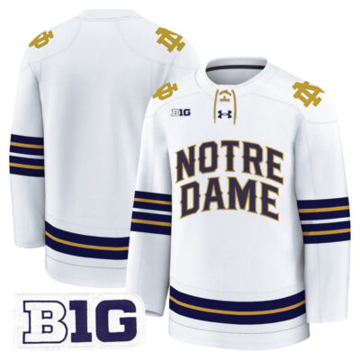 Men's Notre Dame Fighting Irish 2025/26 Premium Jersey - White / Team