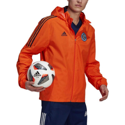 New York City Fc Soccer Training Rain Jacket 2021/22 - Image 3
