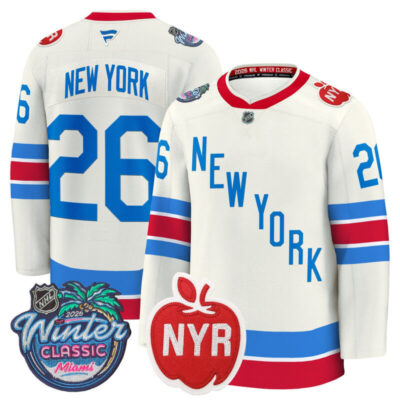 New York Rangers 2026 Winter Classic Premium Jersey - #26 New York