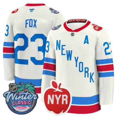 New York Rangers 2026 Winter Classic Premium Jersey - Adam Fox