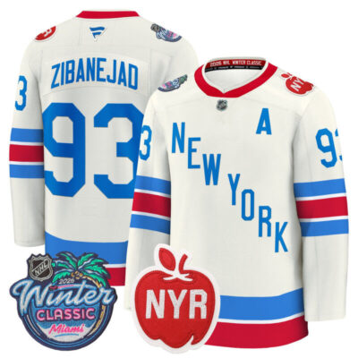 New York Rangers 2026 Winter Classic Premium Jersey - Mika Zibanejad