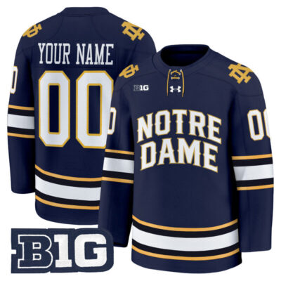 Notre Dame Fighting Irish 2025/26 Premium Custom Jersey - Navy