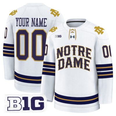 Notre Dame Fighting Irish 2025/26 Premium Custom Jersey - White