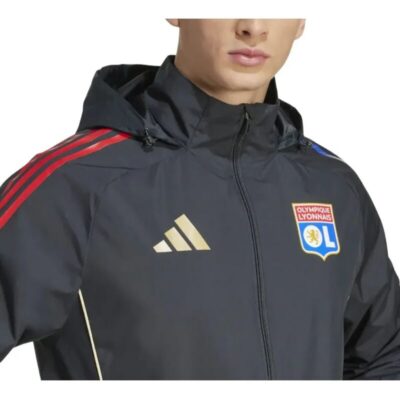 Olympique Lyon Soccer Training Rain Jacket 2025/26 - Image 4