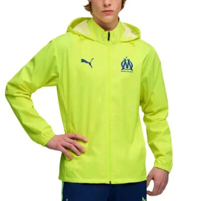 Olympique Marseille Soccer Training Rain Jacket 2025/26