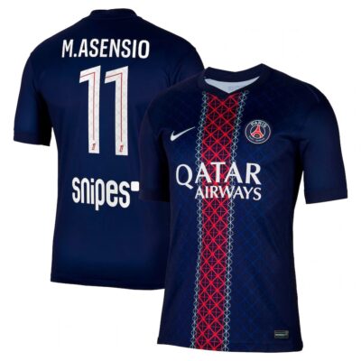PSG Home Jersey 2025-2026 Asensio