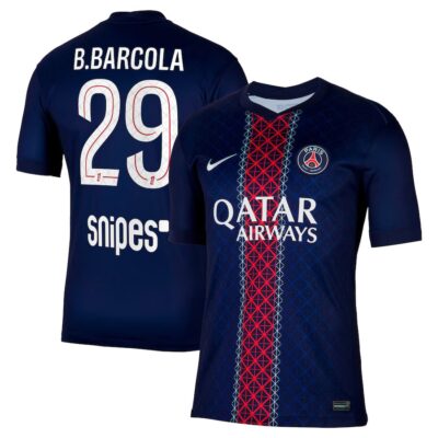 PSG Home Jersey 2025-2026 Barcola