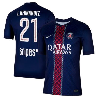 PSG Home Jersey 2025-2026 Hernandez