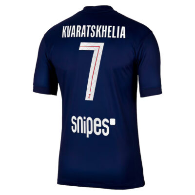 Alternative view of PSG Home Jersey 2025-2026 Kvaratskhelia