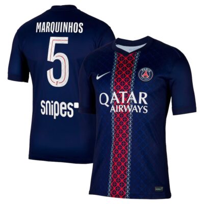 PSG Home Jersey 2025-2026 Marquinhos