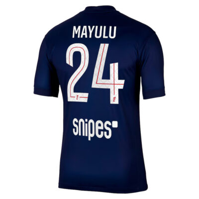 Alternative view of PSG Home Jersey 2025-2026 Mayulu