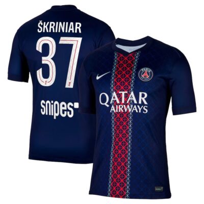 PSG Home Jersey 2025-2026 Skriniar