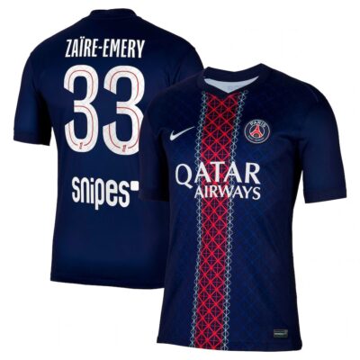PSG Home Jersey 2025-2026 Zaire Emery