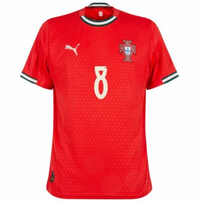 Alternative view of Portugal Home Jersey 2025-2026 B. Fernandes