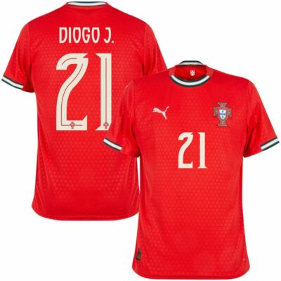 Portugal Home Jersey 2025-2026 Diogo Jota