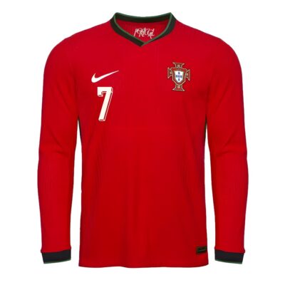 Portugal Home Jersey 2025-2026 Ronaldo Long Sleeve - Image 3