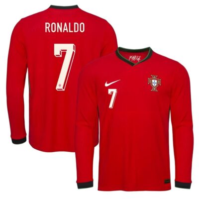 Portugal Home Jersey 2025-2026 Ronaldo Long Sleeve