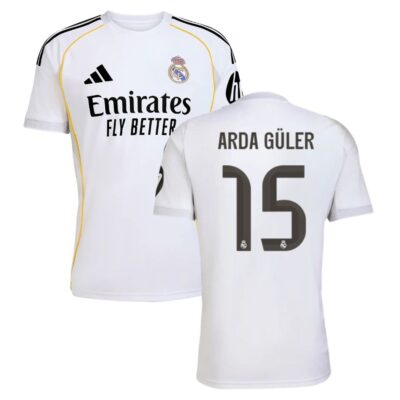 Real Madrid Home Jersey 2025-2026 Arda Guler