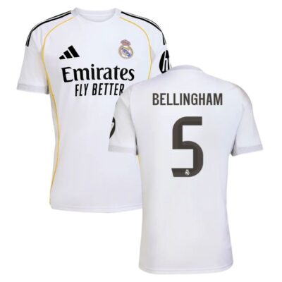Real Madrid Home Jersey 2025-2026 Bellingham