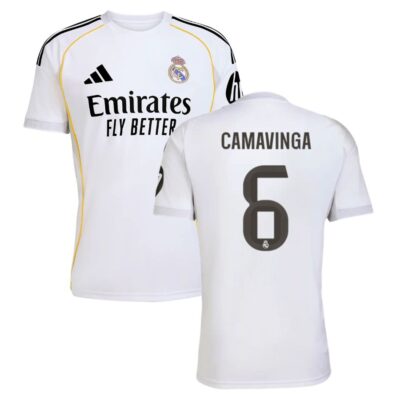 Real Madrid Home Jersey 2025-2026 Camavinga