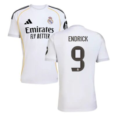 Real Madrid Home Jersey 2025-2026 Endrick